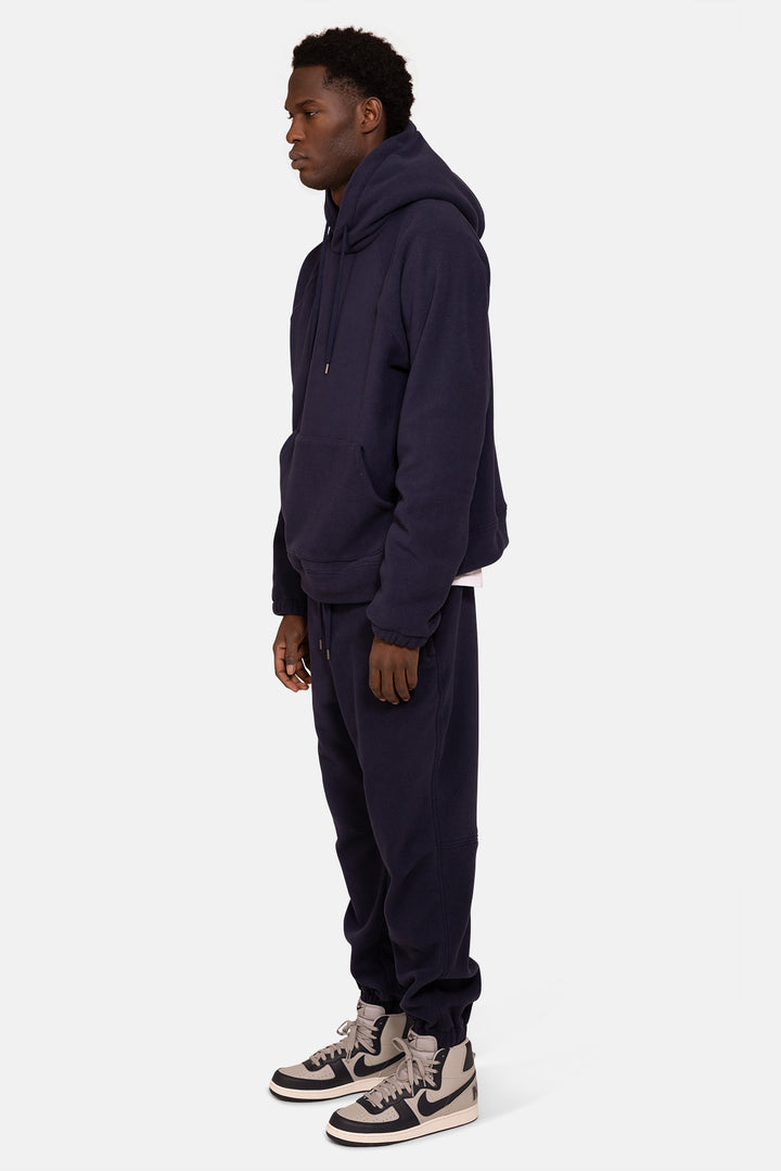 Polar Fleece Hoodie Navy