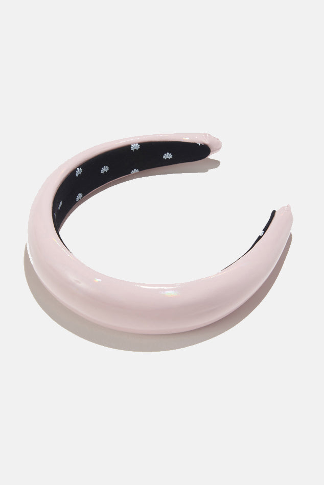 Blush Gloss Lele Sadoughi Padded Gloss Headband - blueandcream