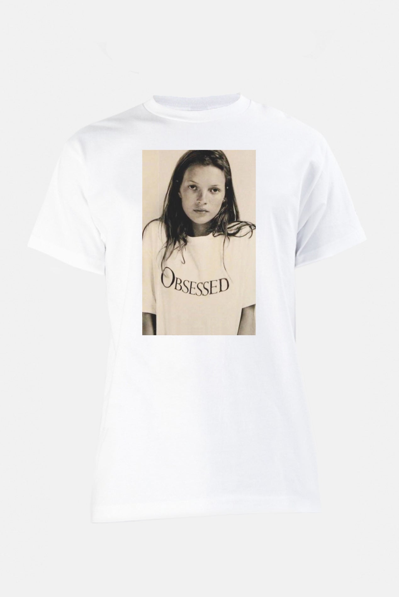 Obsessed Tee White – blueandcream