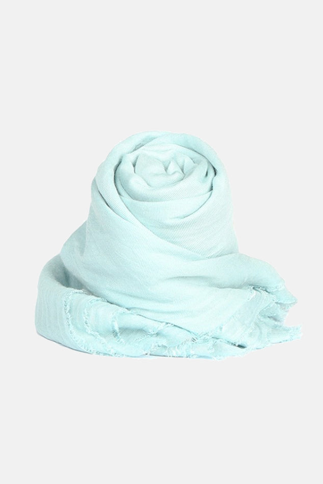 Alexander Cashmere Modal Scarf Aqua Blue - blueandcream