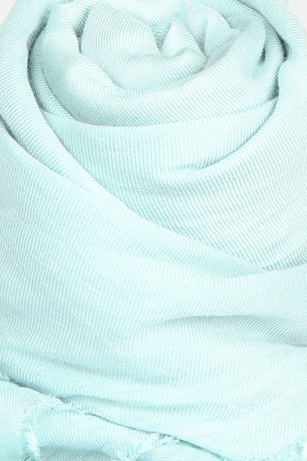 Alexander Cashmere Modal Scarf Aqua Blue - blueandcream