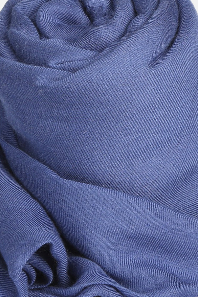 Alexander Cashmere Modal Scarf Blue - blueandcream