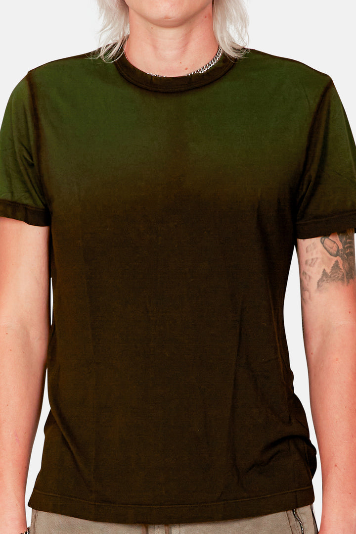 Lux Tee Forest Green Cast - blueandcream