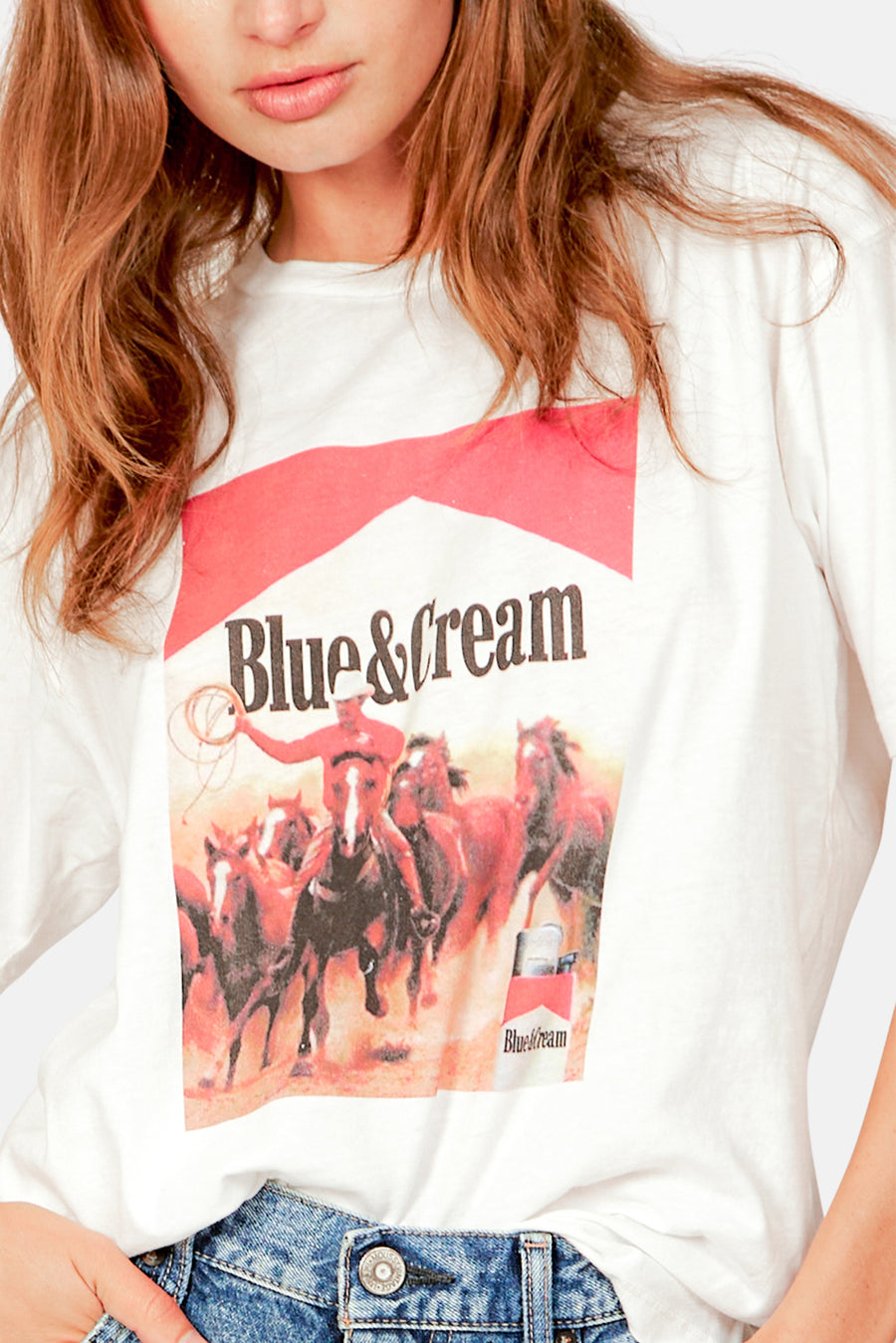 New Blue&Cream Rider Tee - blueandcream