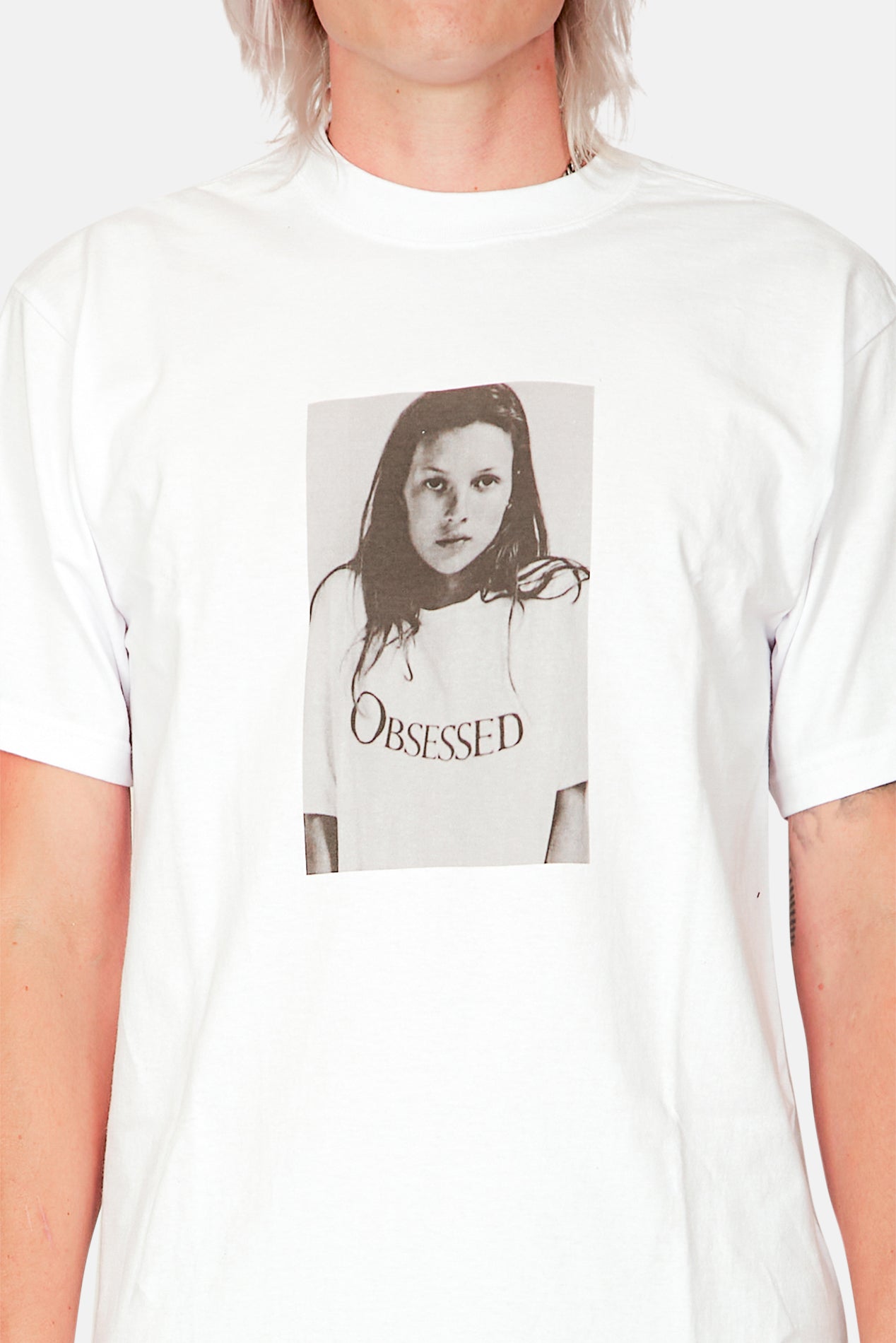   OBSESSION Kate moss tシャツ Obsessed Tee White – blueandcream