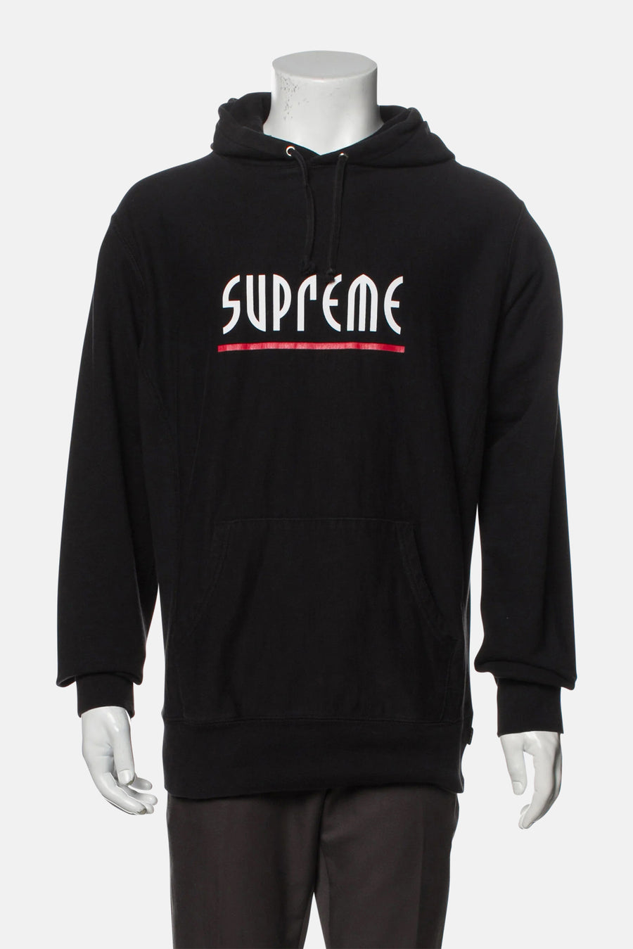 Supreme Riot Pullover Hooded Sweatshirt Black