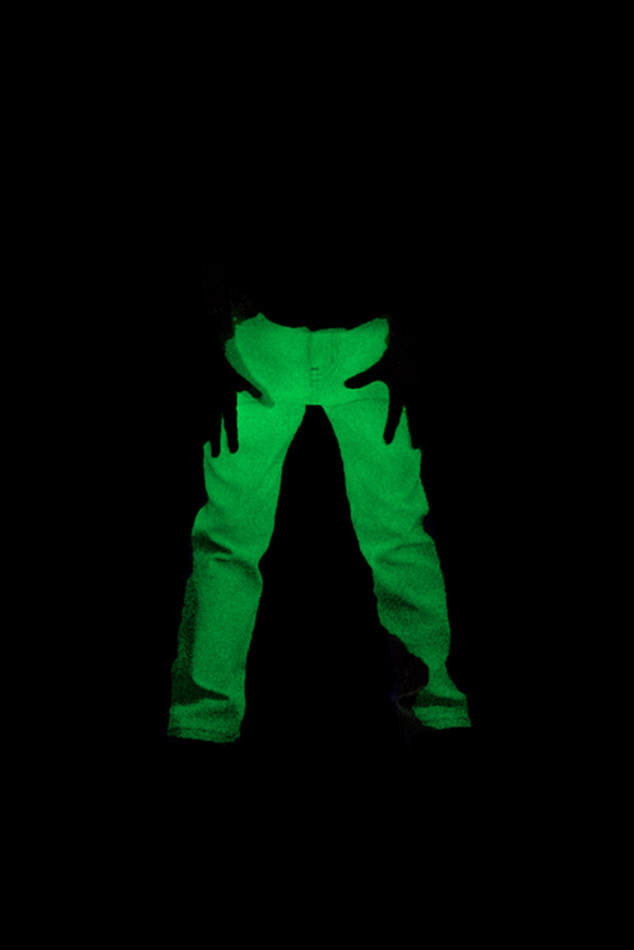 Naked & Famous Kids Glow in the Dark Jeans - blueandcream