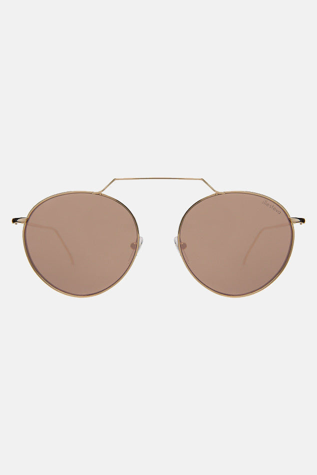 Wynwood II Sunglasses Gold/Brown Flat - blueandcream